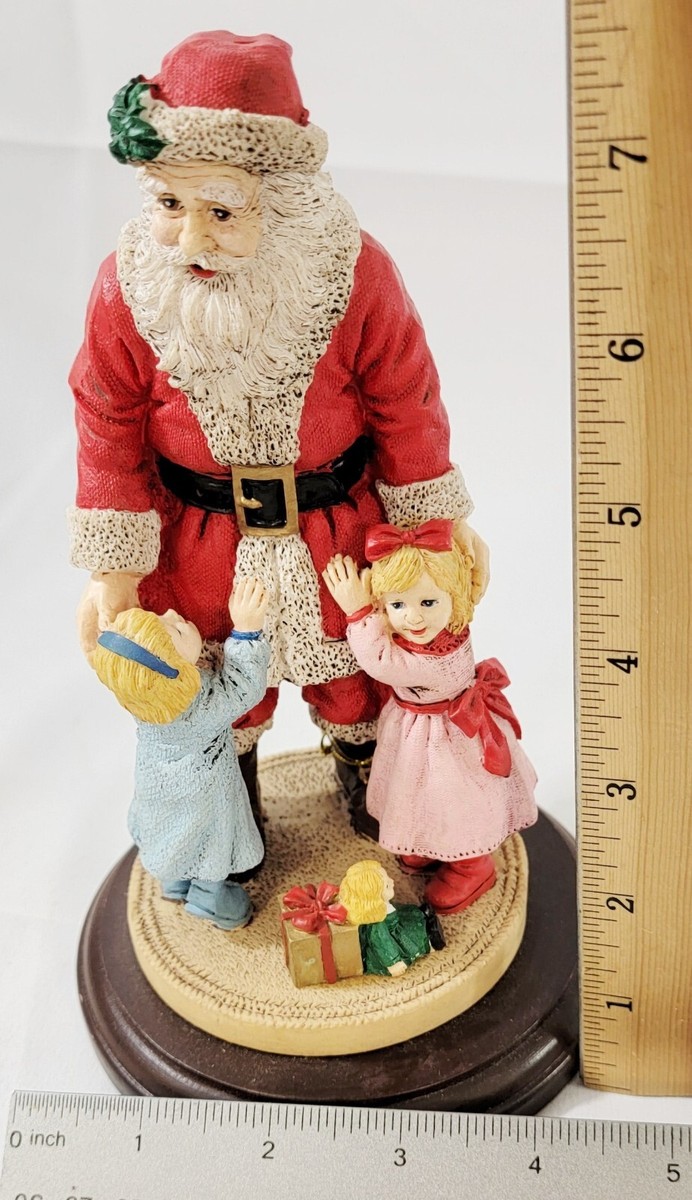 サワディー人形 Santa 8” Christmas Figurine w/ kids Vintage Designed By