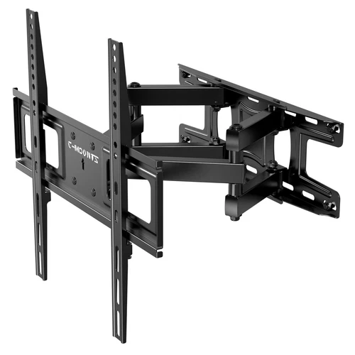 Full Motion Tv Wall Mount Bracket With Articulating Dual Arm Swivel And Tilt Fit
