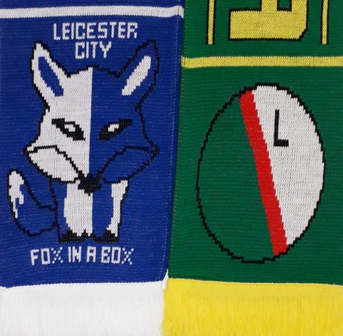 Leicester City v Legia Warsaw 25/11/2021 Scarf - Football Scarves & Memorabilia - Picture 6 of 7