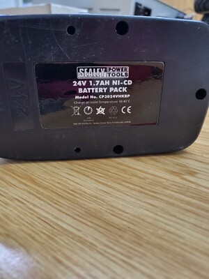 Sealey Akku-Elektrowerkzeug-Akkupack. 24V 1,7AH. Modell Nr. CP3024VHKBP.