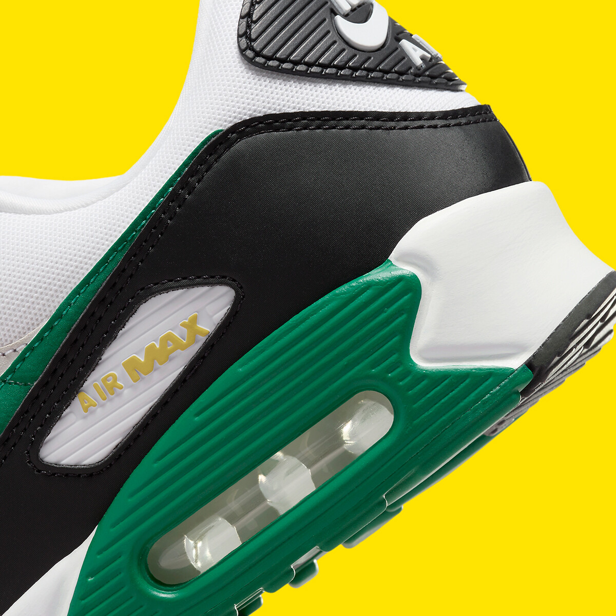 Nike Air Max 90 White Malachite Green Black FB9658-102 Men's | eBay
