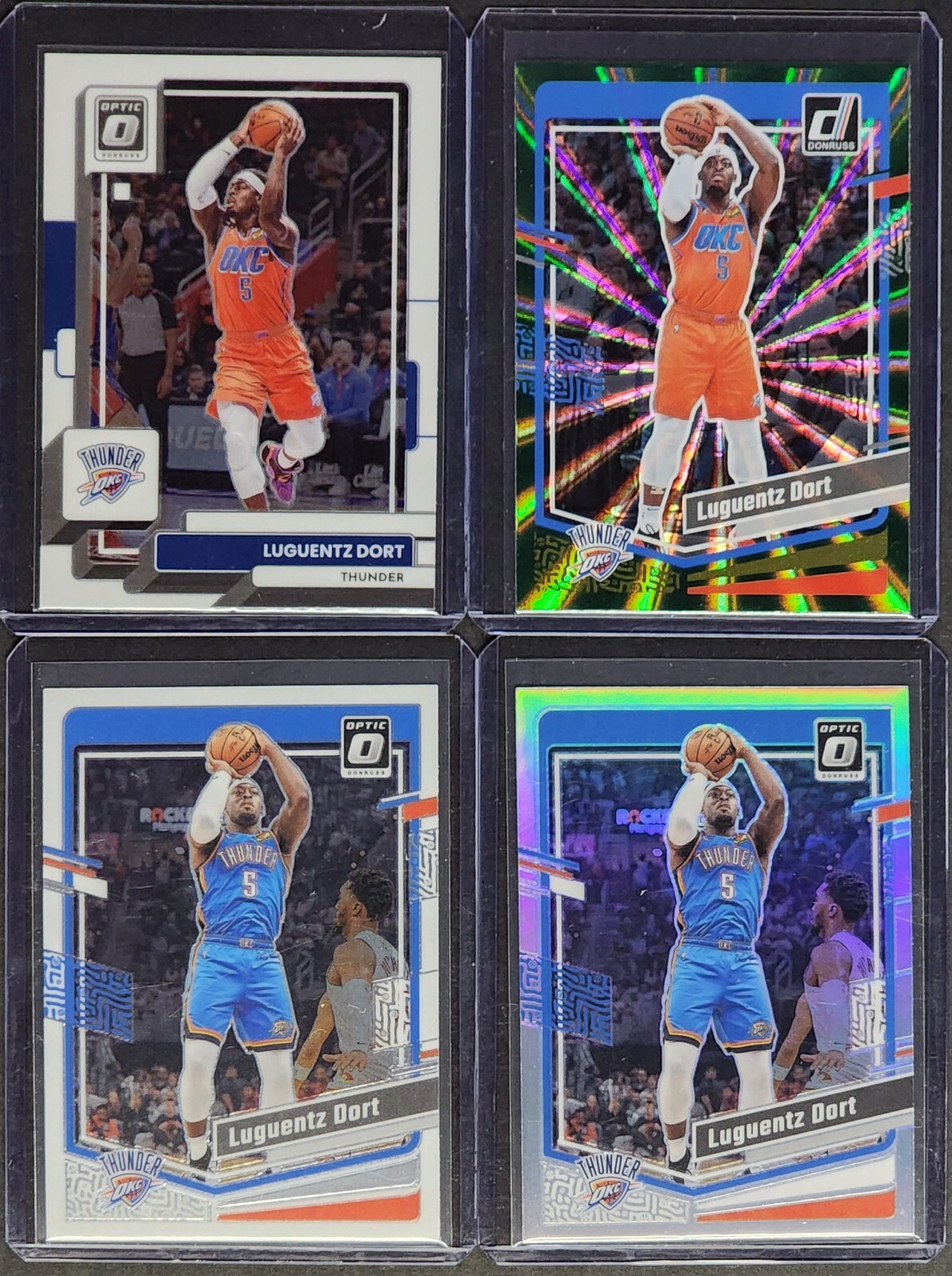 Lugentz Dort 4-Card All-Star Lot OKC Thunder NBA Collectible $3