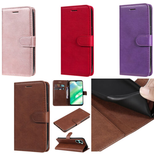 Case for Xiaomi 12T 10 Poco X4 Pro Retro PU Leather Flip Wallet Case Phone Cover - Picture 1 of 18