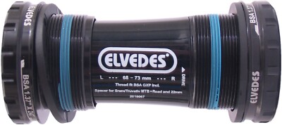 Tretlager Elvedes BSA GXP für MTB + Race inkl. Distanzstücke für SRAM / Truvativ
