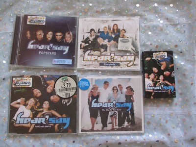 HEARSAY SET BUNDLE Cassette cassingle single tape cd PURE AND SIMPLE EVERYBODY