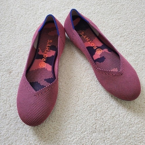 Rothy's Rose Double Stitch Round Toe Slip-on Flats sz10 - Picture 14 of 16