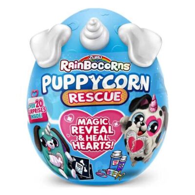 Zuru 9261 - Rainbocorns - Puppycorn Rescue - Plüschfigur mit Zubehör