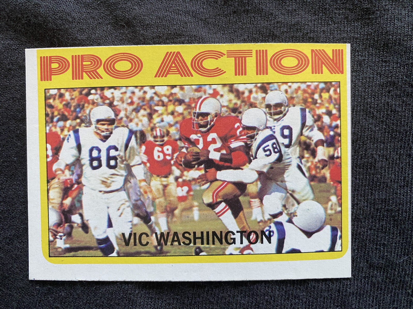 1972 Topps 255 Vic Washington (RC) for sale online eBay