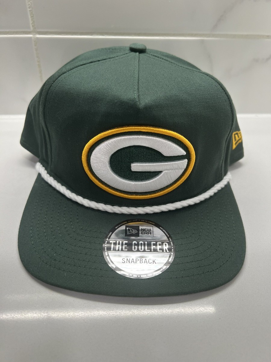New Era The Golfer Green Bay Packers Rope A-Frame Snapback