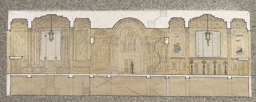 Antique 1927 Architectural Watercolor Drawing Harvard Univ. -Theodore A. Vierra - Picture 2 of 13