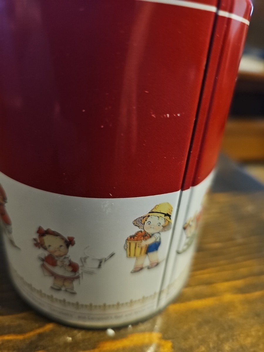 Vintage Campbells Soup Puzzle Vintage Tin Can with Campbell's Kids