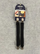 Shires Jodhpur Clips Pair Elastic Pant Clips Black Shires Jodhpur Clips Pair Elastic Pant Clips Black - Image 1