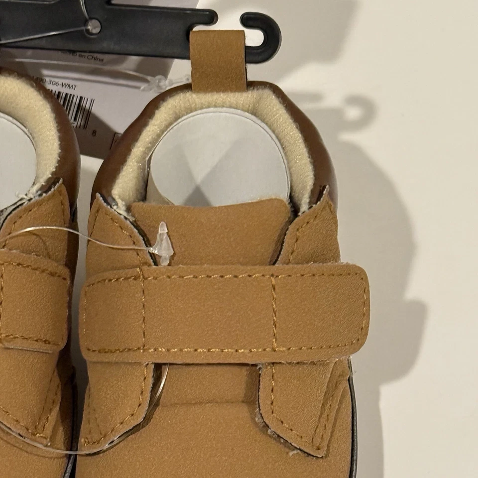 Carter’s Child of Mine Marrón Botas Suaves Zapatos Bebé Niño 3-6M NUEVO CON ETIQUETAS NUEVO Foto 4 de 4