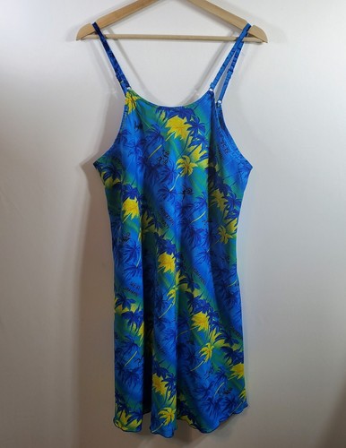 Rima Sommerkleid Karibik Motiv Gr. L ärmellos Strand Spaghettiträger - Bild 6 von 10