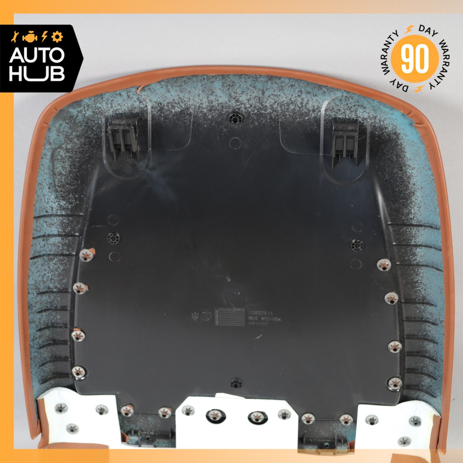 14-17 Maserati Ghibli M157 Front Left Driver Side Seat Back Cover Brown OEM 51k