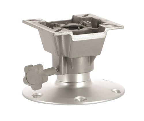 Vetus boat seat base pedestal with swivel - 13cm low profile