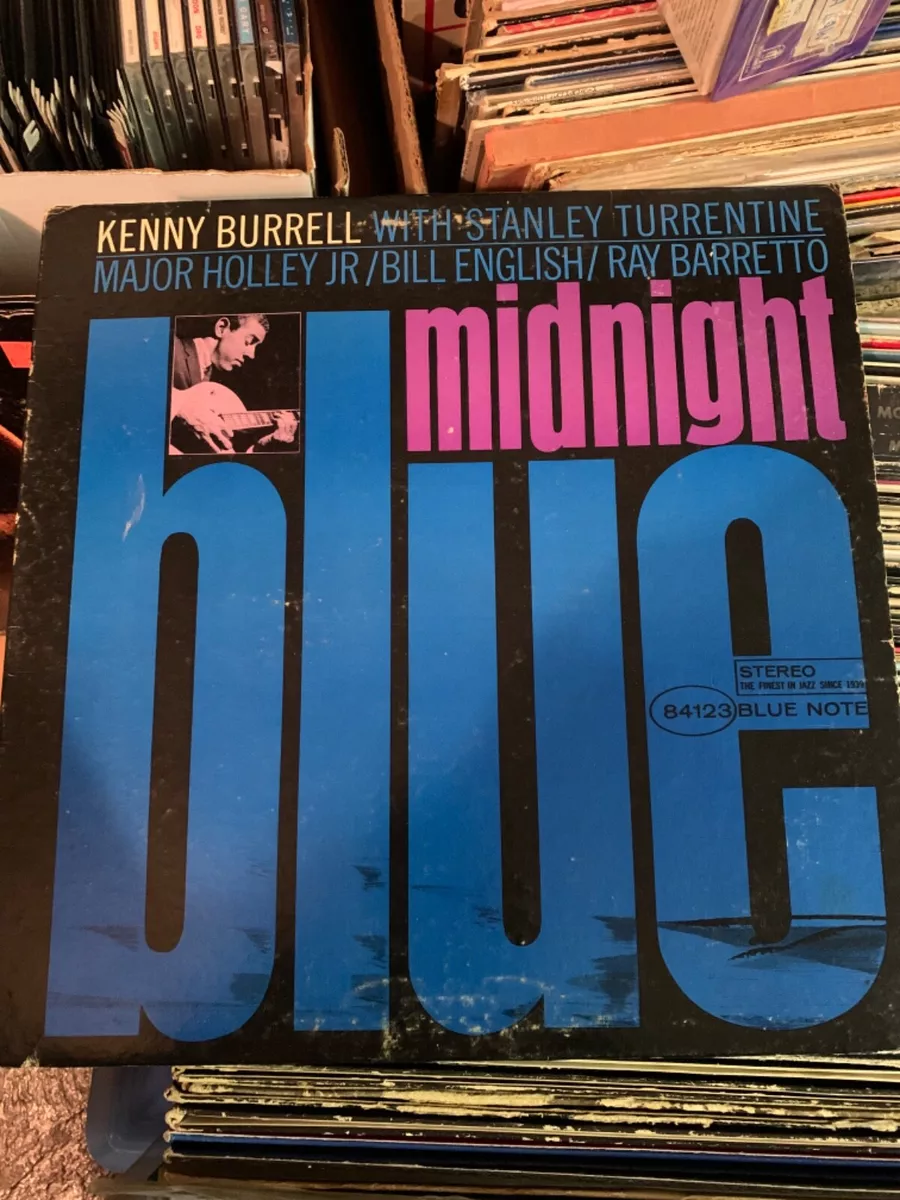 KENNY BURRELL Midnight Blue LP Blue Note Vintage Pressing Super Rare