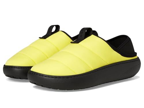 靴 crocs OVERPUFF BOOT CYBER YELLOW/MULTI Crocs Overpuff Boot 'Cyber Yellow' 210667-77K
