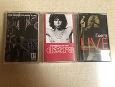 Lot of 3 VTG THE DOORS CASSETTE TAPES ABSOLUTELY LIVE, STRANGE DAYS, BEST DOORS