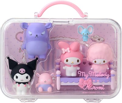 Sanrio Kuromi Melody Vinyl Doll Pretend Play Box Set Piano Flat Baku Bako Friend