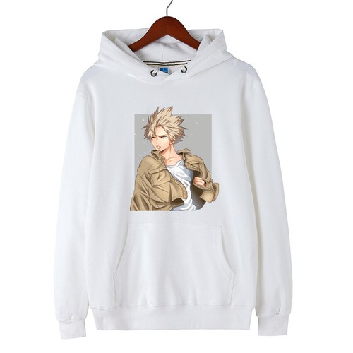 Boku no mi héroe Academia bakugo Katsuki suéter de Abrigo Con Capucha 100%  algodón | eBay