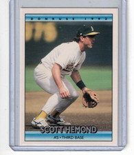 1992 Donruss #637 Scott Hemond - Athletics