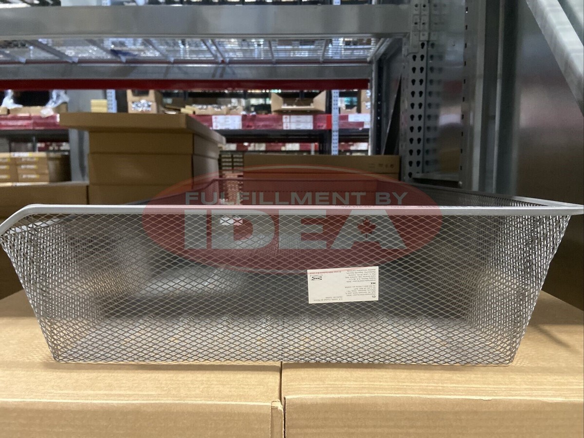 New IKEA KOMPLEMENT Dark Gray Mesh Basket 100x58 cm (39 ⅜x22 ⅞