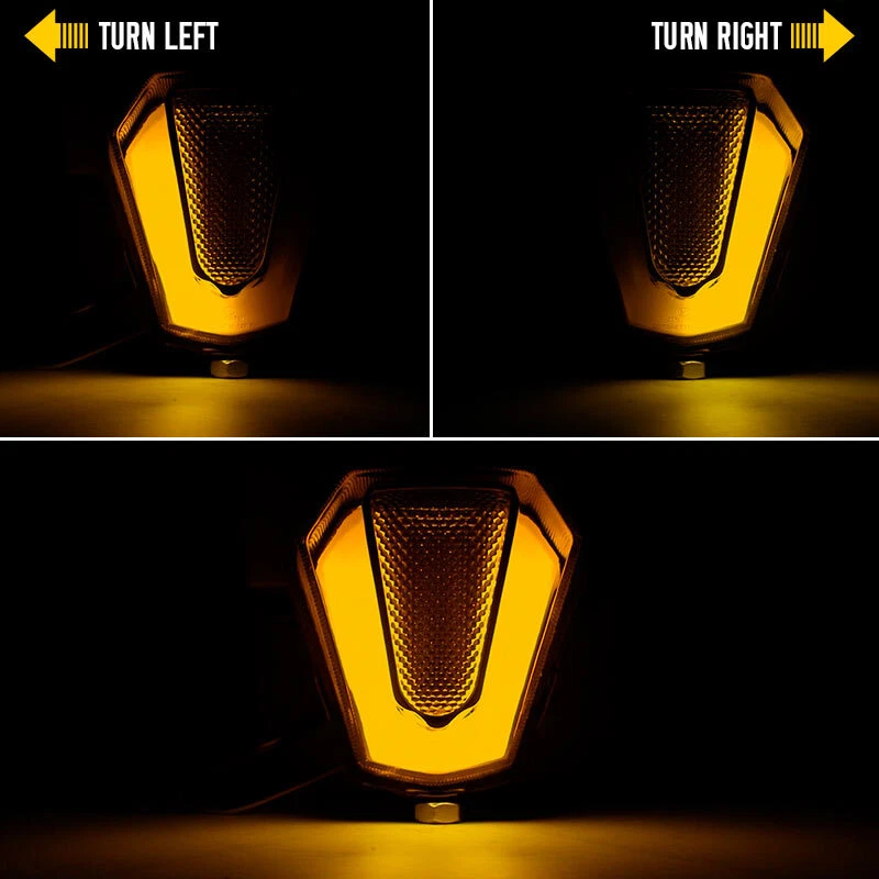 Luz traseira integrada de LED sinal de seta de freio para 17-24 Suzuki GSXR1000 GSX-R 1000 - Imagem 4 de 4