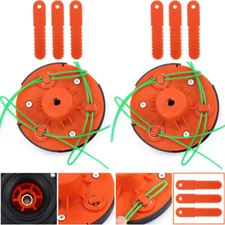 2PC Universal Trimmer Head Replacement Gas Electric for Weedeater for Weed Eater