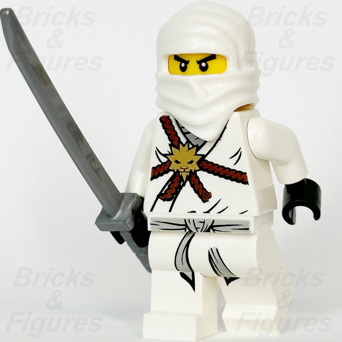 LEGO Ninjago Zane Minifigure The Golden Weapons Ninja 2506 2504
