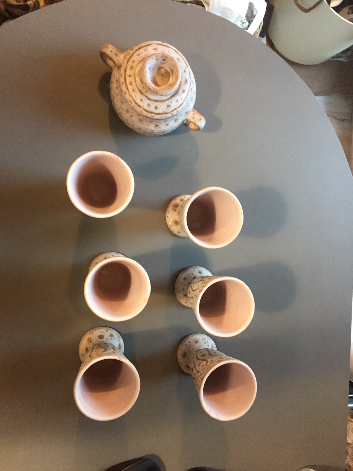 Service à Moka : cafetière avec 6 tasses et sous tasses - GL Création