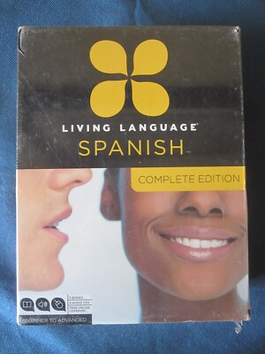 LIVING LANGUAGE LEARN SPANISH COMPLETE EDITION BEGINNER-ADVANCED NEW! FREE SHIP!