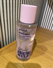 VICTORIA'S SECRET PINK GLAZED FRESH CLEAN FRAGRANCE BODY MIST SPRAY 8.4 OZ NEW