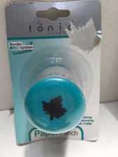 TONIC STUDIOS craft paper punch corner MAPLE LEAF border system NEW fall autum