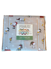 Peanuts Santa Snoopy Woodstock Christmas Tree Lights Sheet Set Grey Bell Wreath