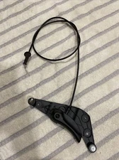 2010-2016 BMW 5 7 F01 F02 F07 F10 GT HOOD LATCH RELEASE LEVER HANDLE W/ CABLE OE