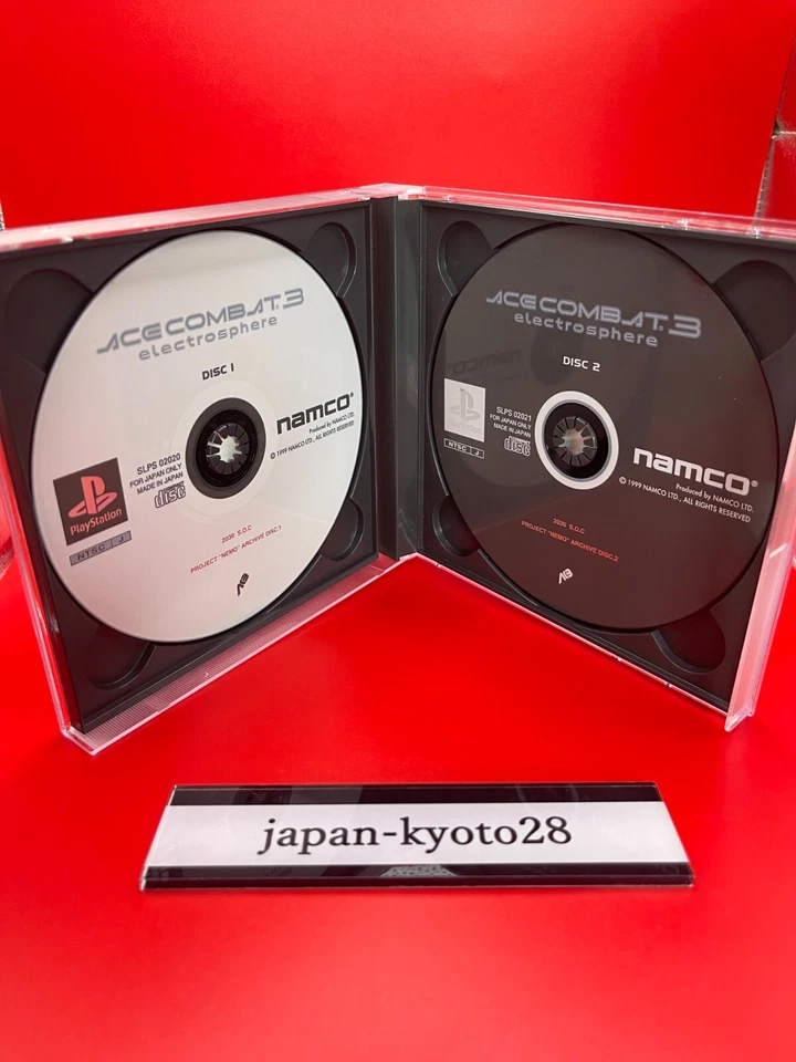 Ace Combat 3 PS1 Namco Sony Playstation 1 Japan - Image 2 of 4