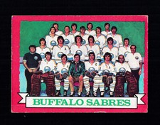 1973-74 BUFFALO SABRES Team Photo & Club Records #94 OPC ** Key NHL Hockey Card