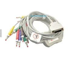 Mortara ELI 250  ELI150 EKG ECG Cable 15 Pins Banana4.0 Ending