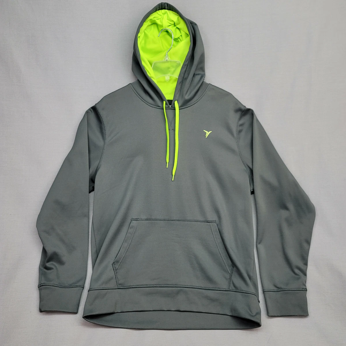 Grey and lime cheap green hoodie