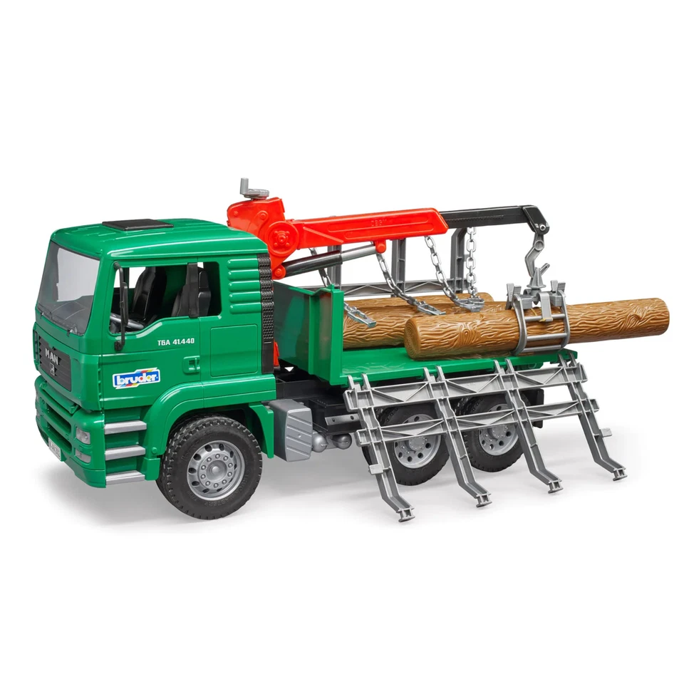 Camion giocattolo in plastica Trasporto legna uomo Facile Maneggiare - Immagine 3 di 4