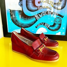 DEADSTOCK NATURALIZER PLATFORM 70s 70 s Vintage Platforms Gum Sole Loafers 8.5aa