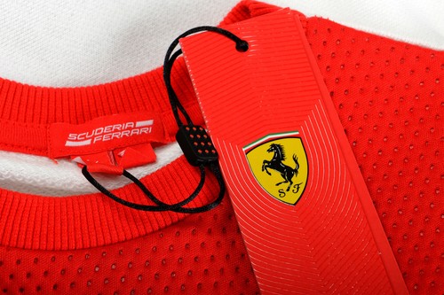 Scuderia Ferrari Kid "Power Long Sleeve Crew Neck Sweater Sweatshirt - Picture 4 of 4