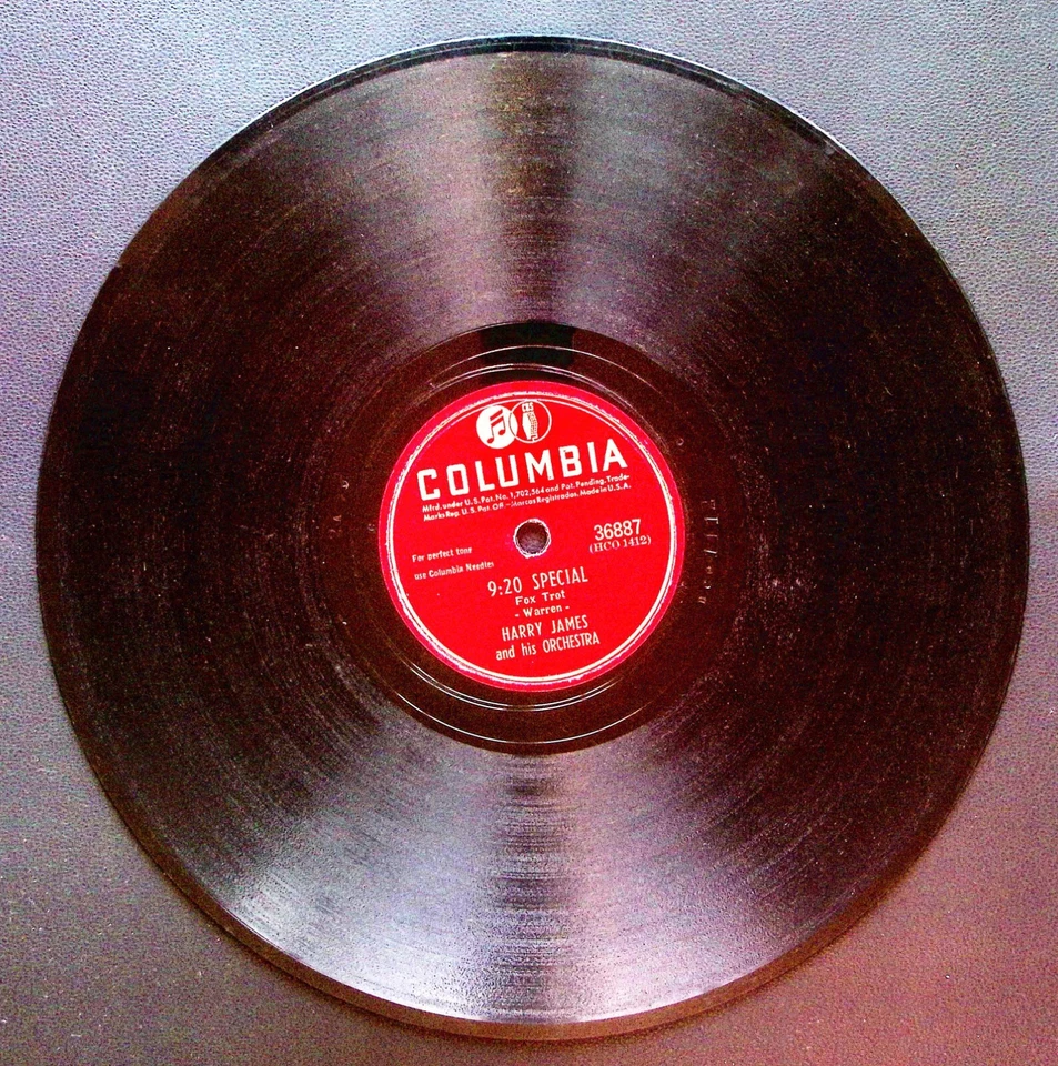 HARRY JAMES AND HIS ORCHESTRA – AIN'T MISBEHAVIN'/9:20 SPECIAL 78 RPM 802 Foto 2 de 3