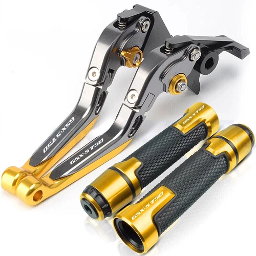Brake Clutch Levers Handbar End Grips Motorcycle For SUZUKI GSX-S750 2011-2018 - Imagen 16 de 19