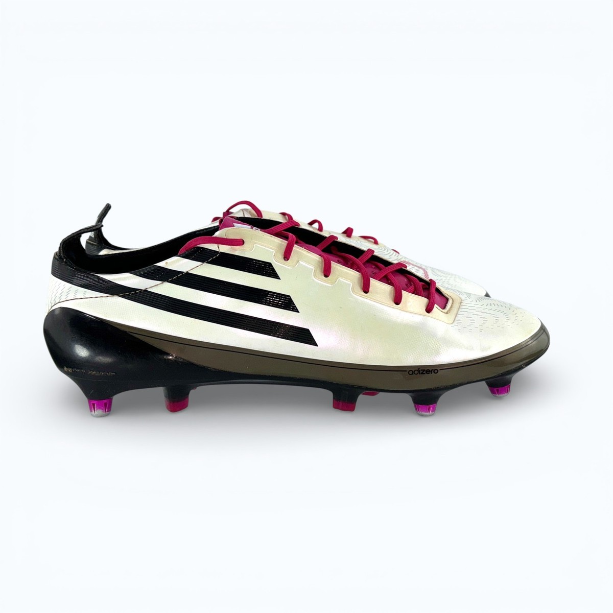 Adidas F50 Adizero Elite SG US11.5 UK11 White Men's Cleats Soccer