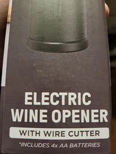 Appetit Electric Wine Opener With Wire Cutter