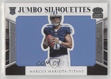 2015 Panini Crown Royale Jumbo Silhouettes 33/99 Marcus Mariota #JS-MM 0c6
