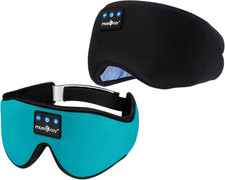 MUSICOZY Sleep Headphones Bluetooth 5.2 Headband Sleeping Headphones Sleep Mask,