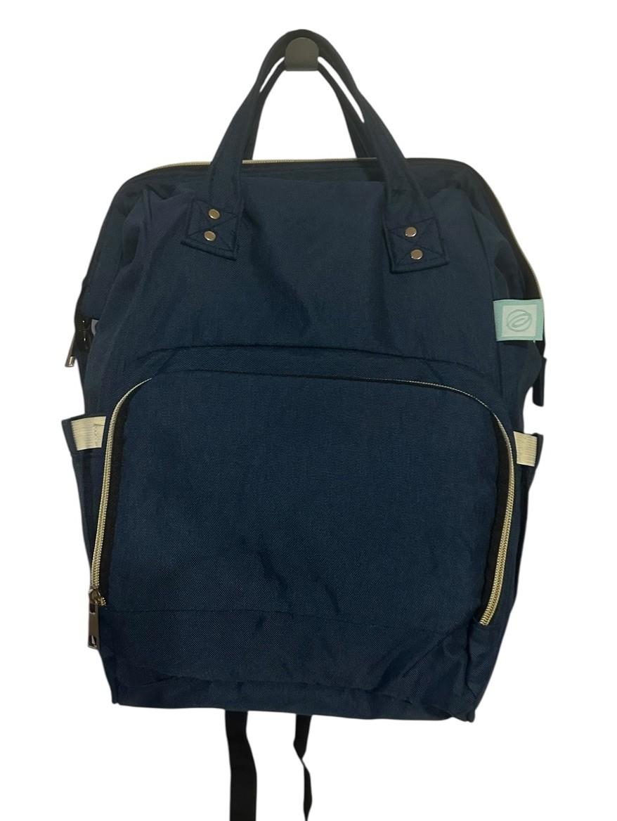 Bag Backpack Baby Travel Tote  Navy Blue Insulated New